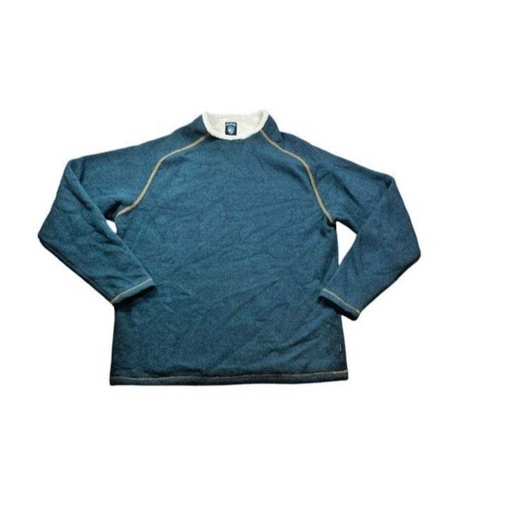 Kuhl Sweater Mens Size XL Alfpaca Fleece Mock Neck Pullover Outdoor Hiking